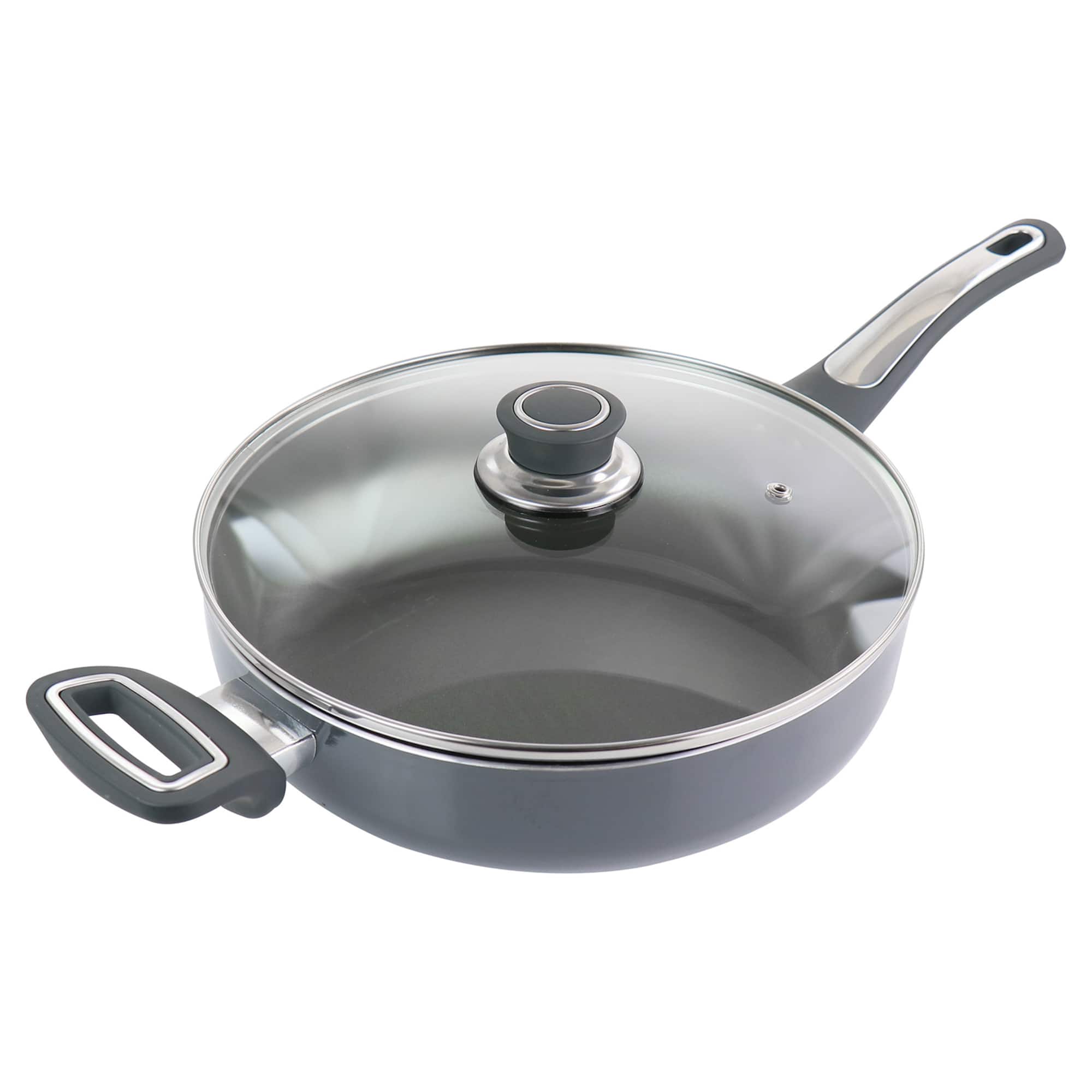 Oster 3.5qt. Aluminum Sauté Pan with Lid